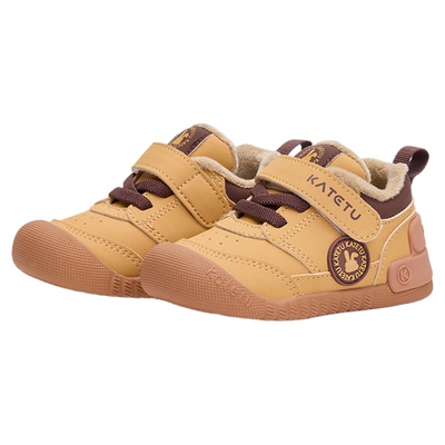 卡特兔宝宝学步鞋2025冬季新品婴儿鞋子男童加绒保暖儿童女童棉鞋