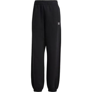 Adidas/阿迪达斯官方正品三叶草女士加绒保暖束脚运动长裤IA6437