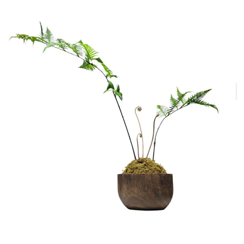 新中式侘寂风禅意盆景仿真花摆件茶室书房茶室茶几盆栽绿植装饰品