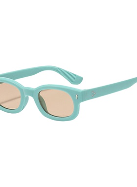 权志龙GD同款浅绿色韩版墨镜男女款潮辣妹凹造型小脸高级感太阳镜