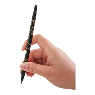 日本PLATINUM白金毛笔静雅近代书法双头毛笔绘画中楷小楷细字科学软毛笔学生成人抄经练字签名字毛笔CFW-300