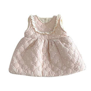 宝宝冬装套装小公主连衣裙冬季周岁女宝礼服秋冬加绒裙子婴儿衣服