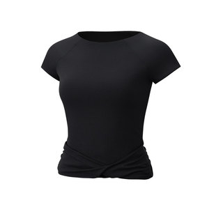 Light Nulu女士轻盈版扭结短袖T恤 速干芯吸丨lululemon丨LW3KQ8S