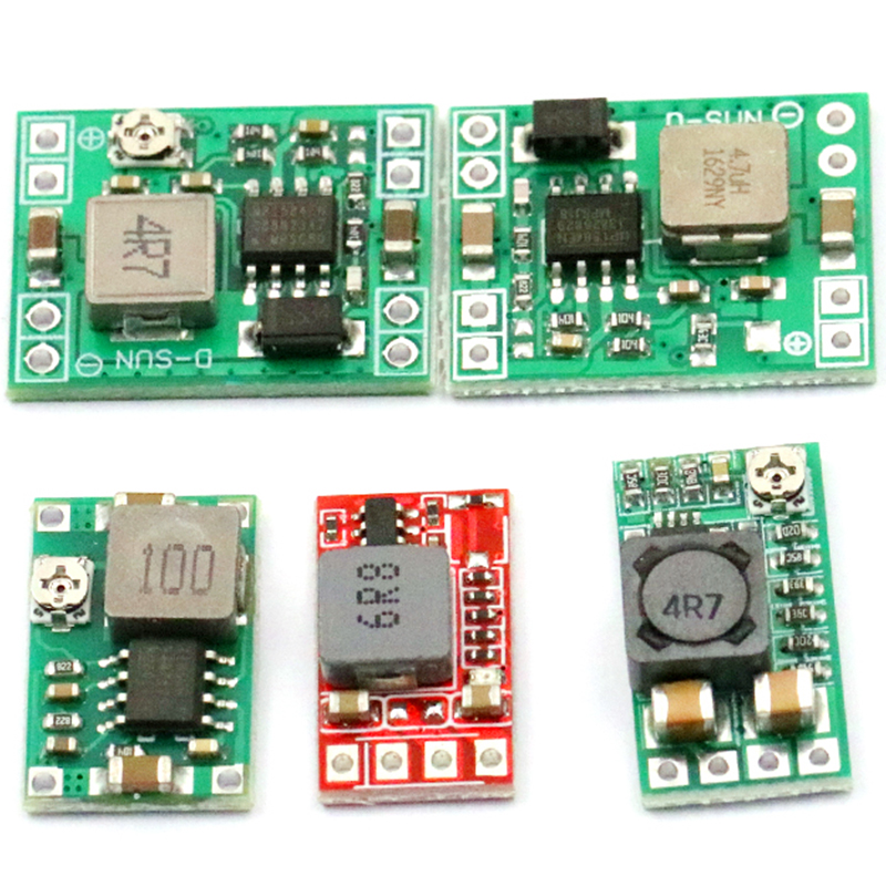 DC-DC 3A 5A可调降压电源模块板稳压航模MP1584EN 24V-12V 9V转5V