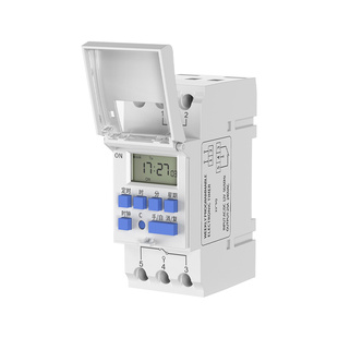 THC15A灯箱时控开关220v24v12v微电脑时间控制器电箱卡导轨定时器
