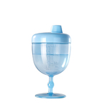 翰元儿童高脚杯食品级宝宝饮水杯直饮杯喝水学饮杯鸭嘴防摔牛奶杯