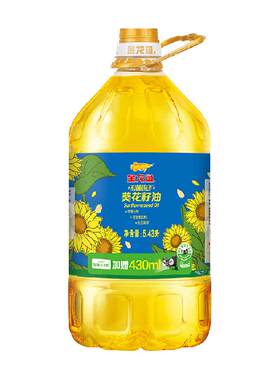 金龙鱼不油腻葵籽油5.43L×1桶