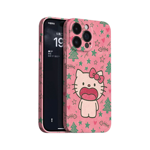 吃惊~萌趣小猫ins适用苹果17promax手机壳iphone16华为pura70小米14卡通vivoS30软壳iqoo15荣耀400一加13凯蒂