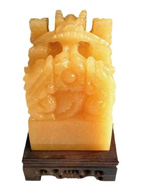 印章手工招财办公室雕刻大摆件