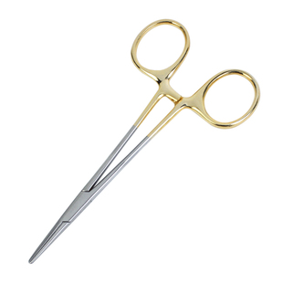 金柄止血钳双眼皮工具整形外科手术器械精细直弯头全齿医用血管钳