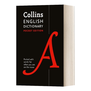 英文原版 Collins English Dictionary - Pocket Edition 10th edition 柯林斯英语词典 便携版 英文版 进口英语原版书籍