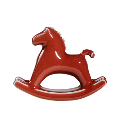 【新年礼物】寻造钧瓷摇摇马摆件非遗茶宠吉祥物本命年生日送男女