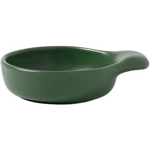 陶瓷调味碟火锅蘸料碟带柄小碟子套装小吃菜碟酱油碟家用调料醋碟