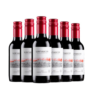 拉菲罗斯柴尔德官方正品巴斯克小卡本妮赤霞珠干红葡萄酒187ml*6