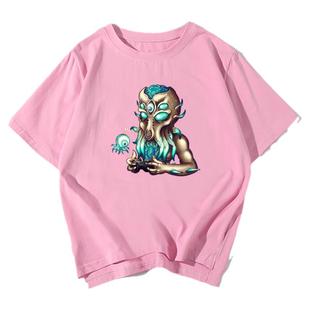 STEAM游戏泰拉瑞亚Terraria周边t恤衫短袖男女纯棉半截袖衣服体恤