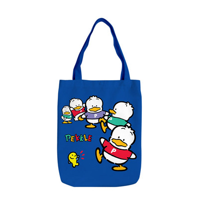 贝克鸭购物袋帆布单肩手提包