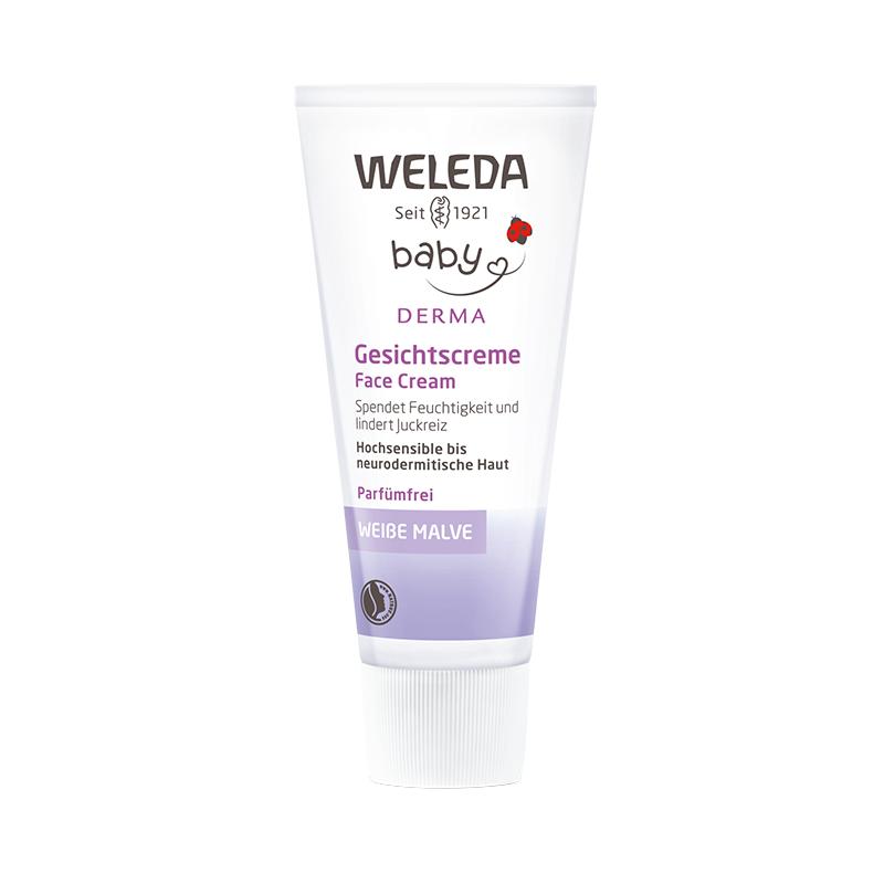 Weleda 维蕾德 白锦葵儿童面霜 50ml 49元包邮包税，卷后