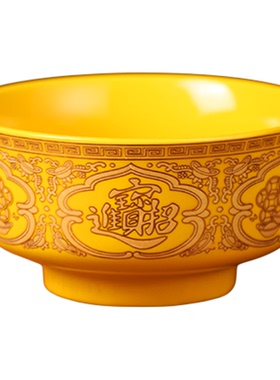 供碗佛堂陶瓷描金碗家用供佛专用小碗七宝八供供奉观音财神贡品碗