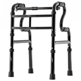 老人行走助行器可坐下肢无力防摔专用四脚拐杖术后康复走路辅助器