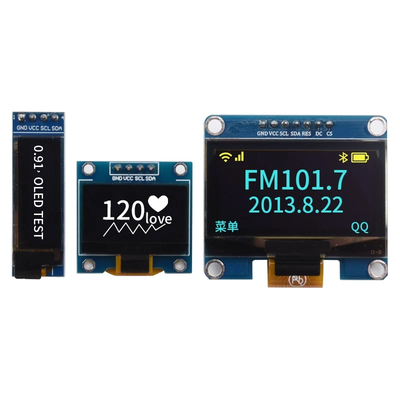 0.96寸OLED显示屏模块0.91 1.3 1.54寸12864液晶屏4/6/7针IIC/SPI