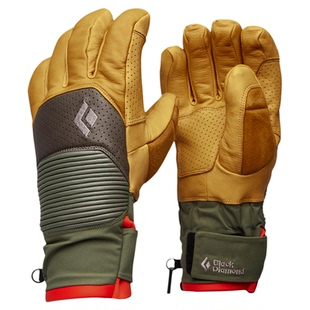 blackdiamond黑钻户外滑雪手套超轻脉冲野雪保暖手套防水801052