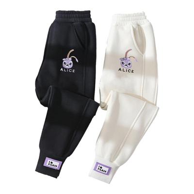 女童春秋大童宽松卫裤束脚运动裤