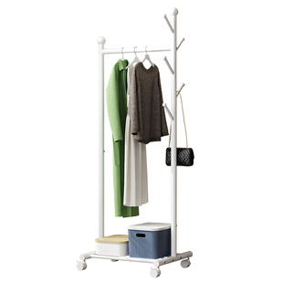 卧室放脱下的衣服神器床边不占地小户型节约空间架子床尾挂衣架