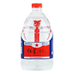 官方授权北京红星二锅头白酒桶装52度2L清香型纯粮高度泡药酒