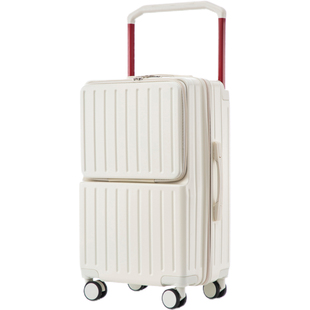 行李箱前置开口新款宽拉杆密码箱子万向轮学生旅行箱大容量拉杆箱