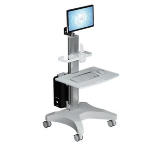 鲸晨移动电脑推车口腔扫描仪台车口扫车查房车远程会诊牙科小推车