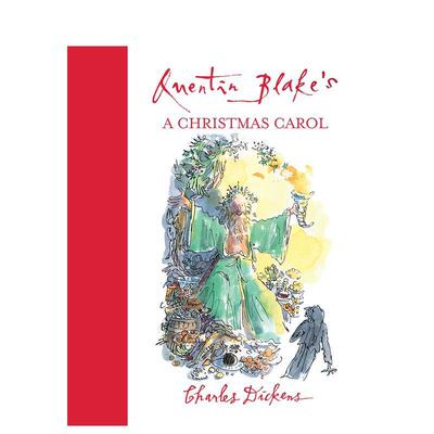 【预售】【传奇插画师Quentin Blake】圣诞颂歌 狄更斯英文儿童故事进口原版外版书平装3-6周岁Quentin Blake's A Christmas Car