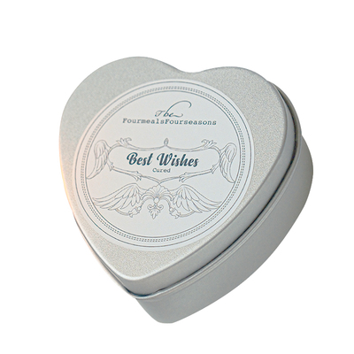 fourmeals爱心心42g香薰铁罐蜡烛