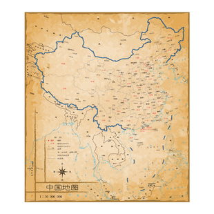 旅游足迹照片墙迷你小地图可定制不同尺寸适合毛毡软木板扎钉标注