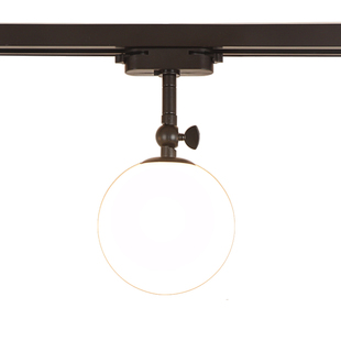 北欧现代创意玻璃轨道灯客厅卧室餐厅led无主灯照明装路轨灯具