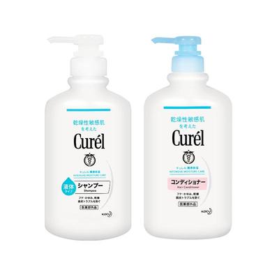 Curel保湿洗发水丰盈蓬松抚平毛