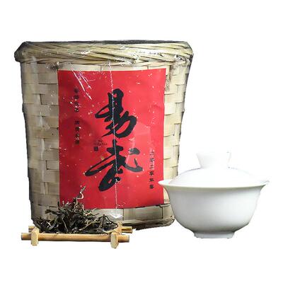 私藏竹筐装易武刮风寨云南普洱茶生茶散茶2020年头春茶叶500克/份