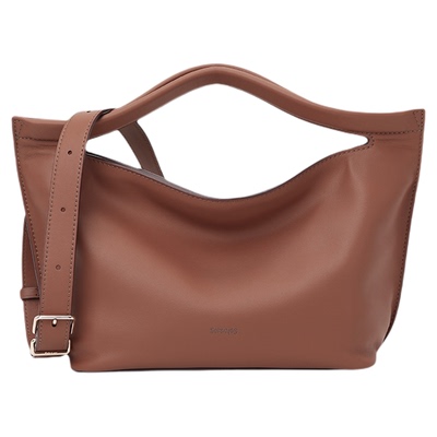 RABEANCO桦碧YEN单肩包女斜挎包牛皮手提包小众设计通勤包手拎包