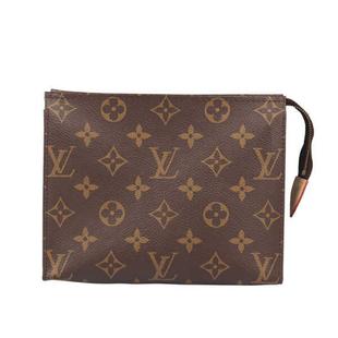 中古95新LV POCHE TOILETTE 盥洗袋老花19手拿包二手奢侈品包包