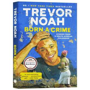 天生有罪 英文原版 特雷弗诺亚自传 Born a Crime 崔娃自传 比尔盖茨推荐书 Trevor Noah 天生罪犯 名人传记 进口英语小说书籍