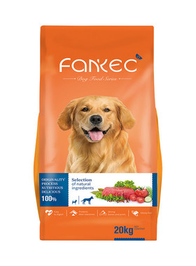 凡可奇中大型犬通用型狗粮40斤