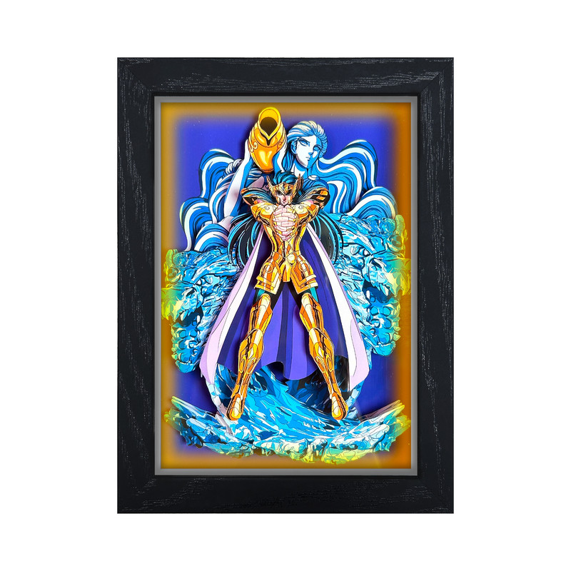 圣斗士水瓶座卡妙3D动漫立体画