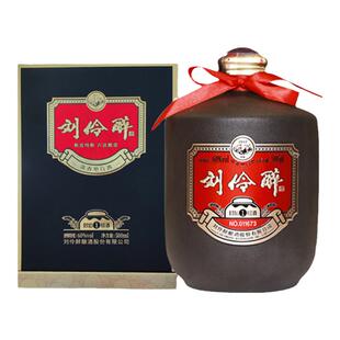 刘伶醉60度封坛高度浓香型白酒商务礼盒纯粮食固态法元旦送礼收藏