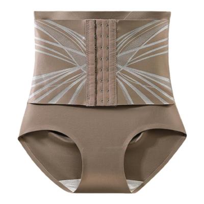 排扣高腰收腹内裤女束腰神器