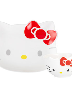 HelloKitty凯蒂猫一人食碗盘套装