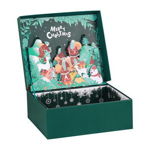 圣诞节礼物盒圣诞礼物包装盒大号礼盒空盒子高级礼品盒平安夜盒子