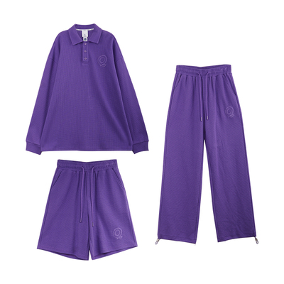 od针织2025春季刺绣套装三件套