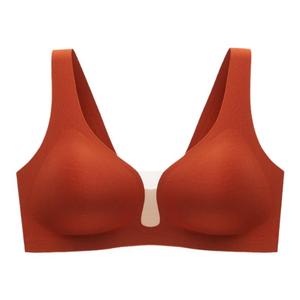 中女时代伊维斯红色内衣女本命年无钢圈聚拢蕾丝文胸结婚礼物