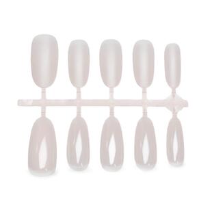 特调 冰透裸粉底色穿戴甲片 纯自然带色长中短指甲美甲全贴半成品