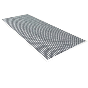 铝合金地垫肯德基门口刮泥坑毯擦泥脚垫店面不锈钢金属防尘地毯