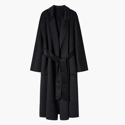 新款高级冬季轻奢长款羊绒毛大衣